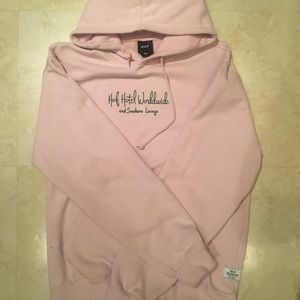 Huf worldwide and smokers lounge hoodie